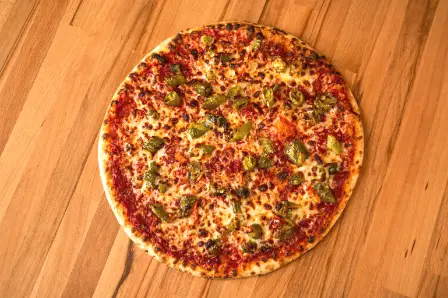 Jalapeno cheese pizza